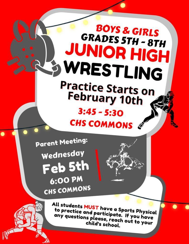 Junior High Wrestling Parents Meeting