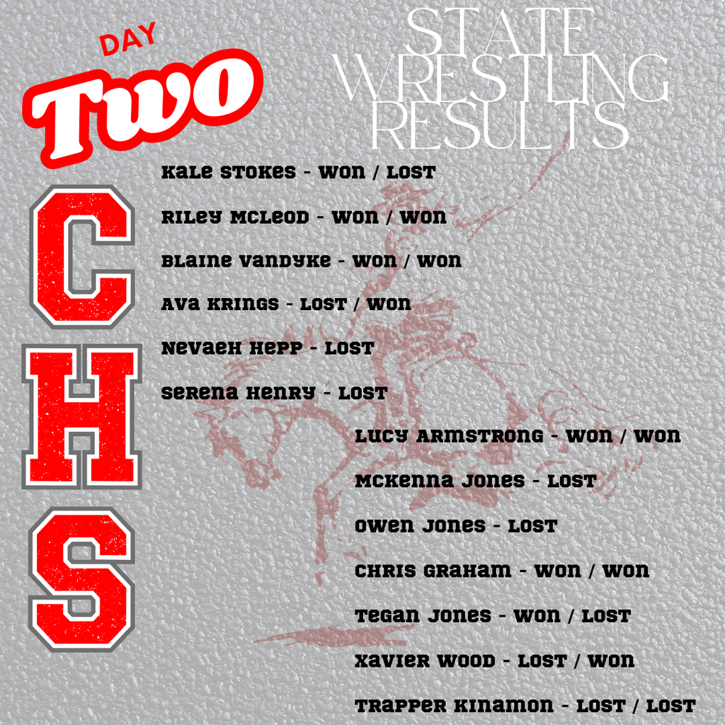 Day 2 of state wrestling results