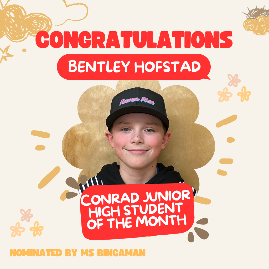 Junior High Student of the Month