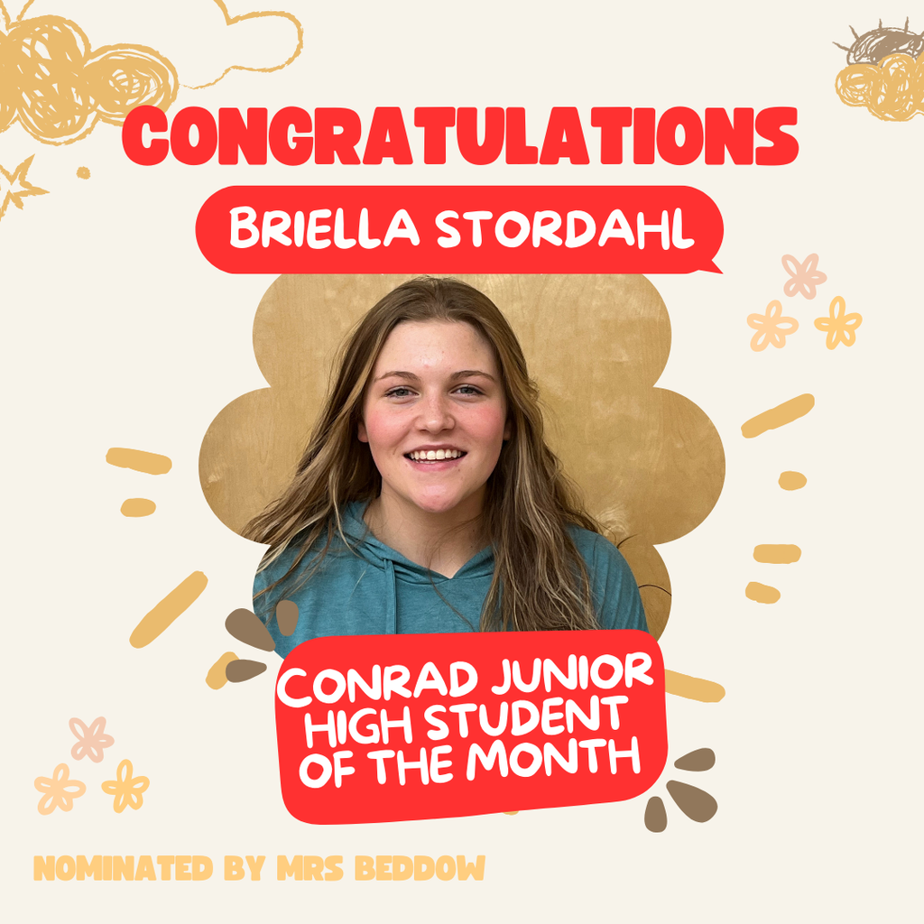 Junior High Student of the Month