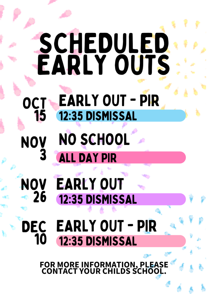 Fall Early Out Poster