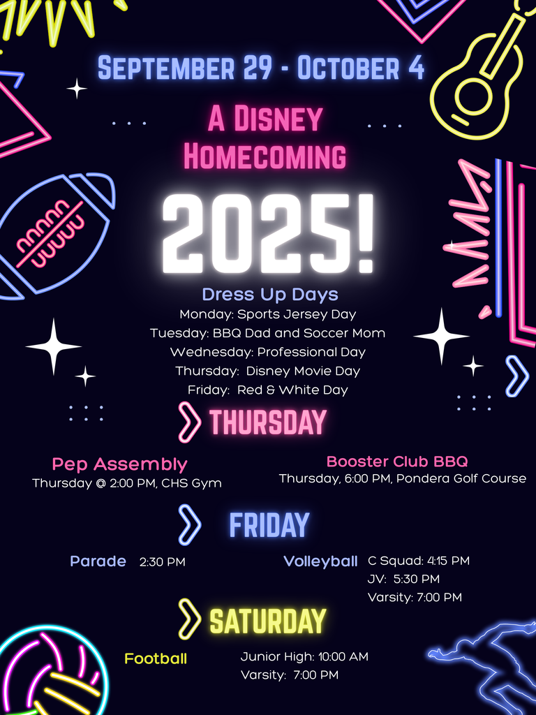 Homecoming Info Poster