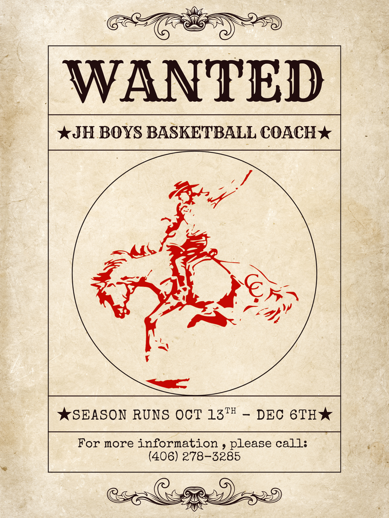 Boys Basketball Wanted Poster