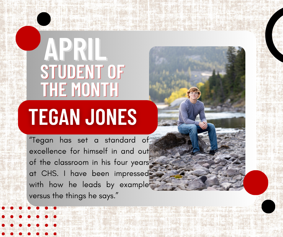 T. Jones Student of the Month