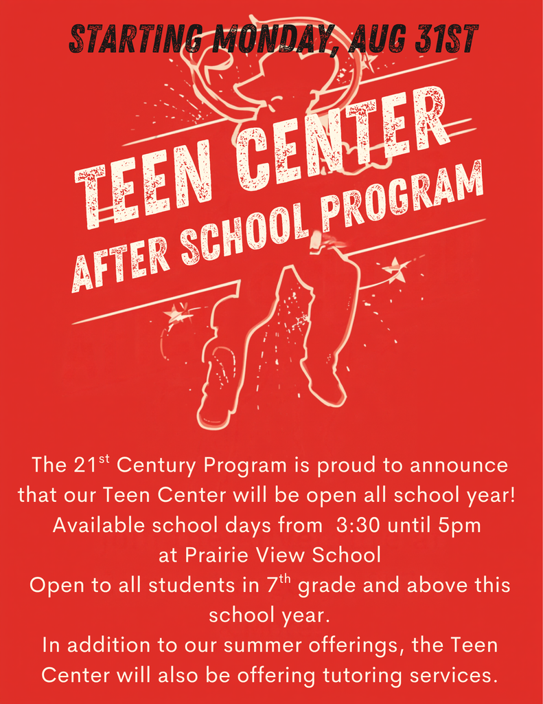 Teen Center Flyer