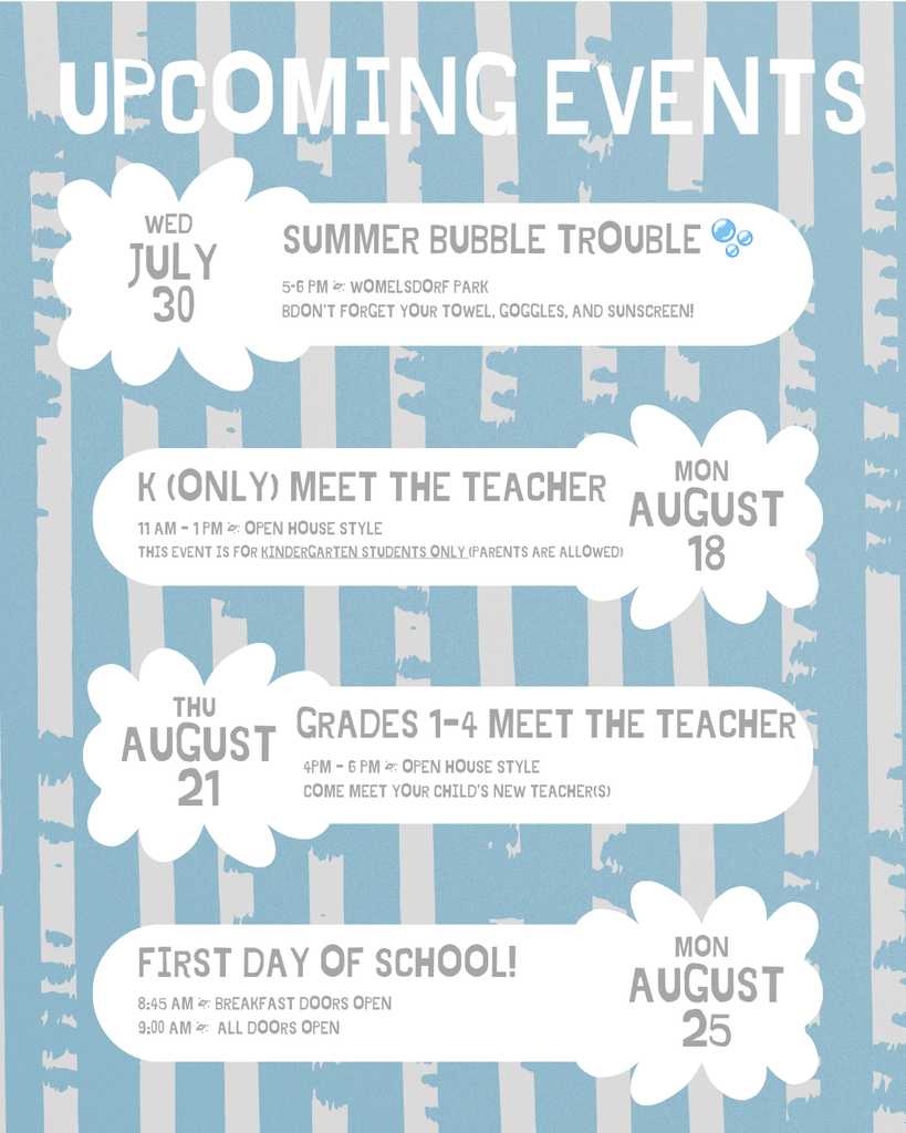 Upcoming Events