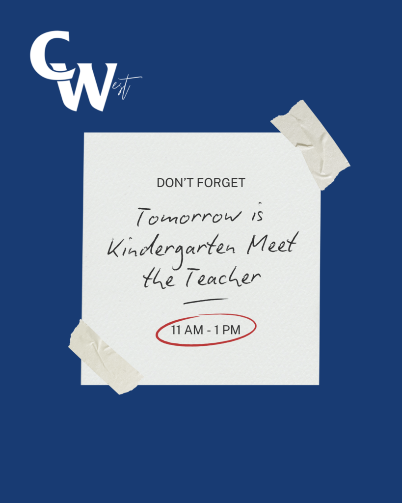 K Meet the Teacher Reminder