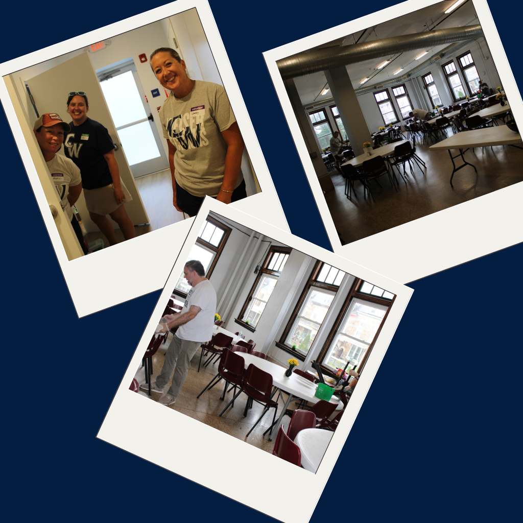 Leadership team volunteering