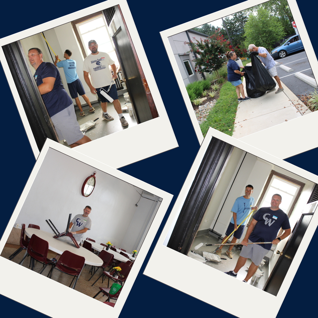 Leadership team volunteering