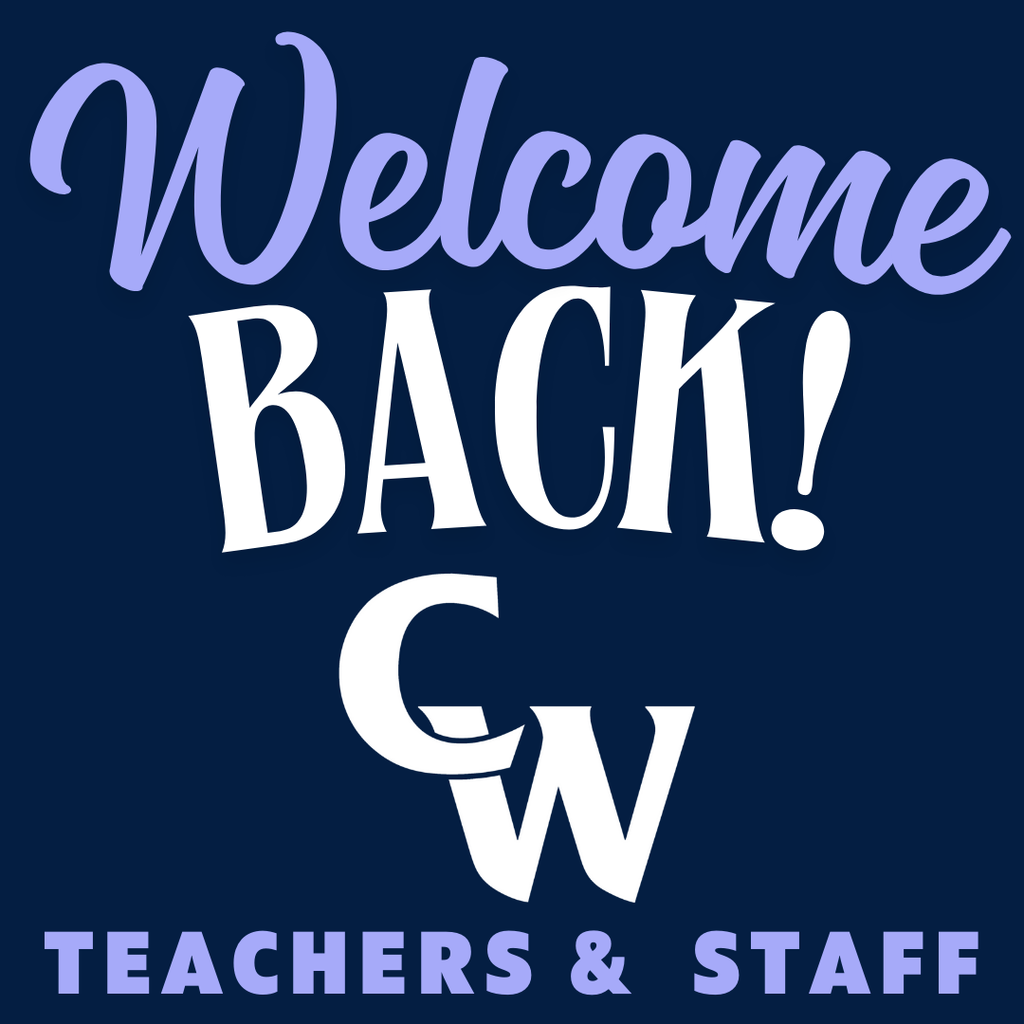 welcome back teachers & staff
