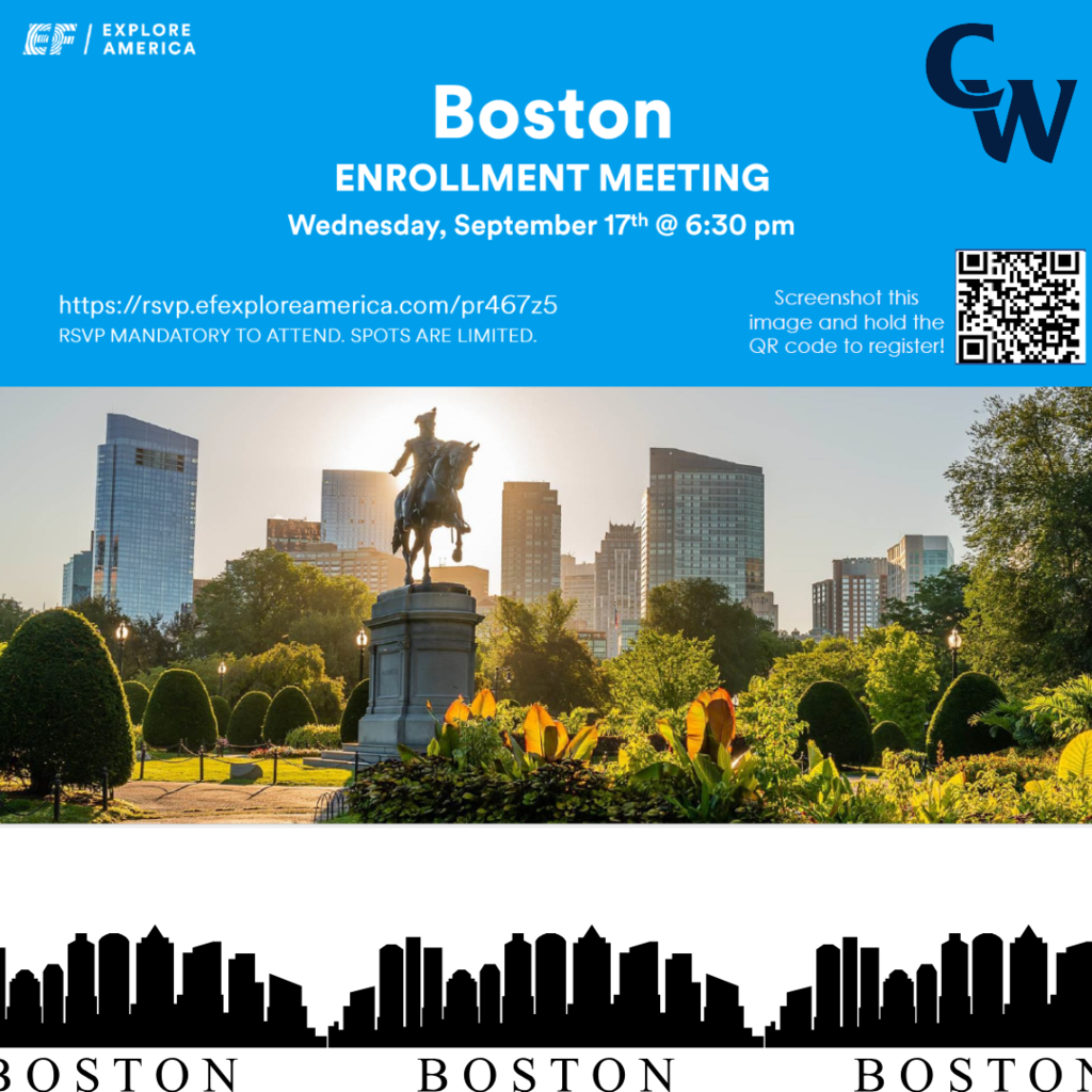 "π¨CURRENT 5TH-8TH GRADE STUDENTS & FAMILY MEMBERSβΌοΈ πJoin us for an informational Zoom meeting on Wednesday, Sept. 17th to learn all about our exclusive trip to Boston in July 2026! π§³πβοΈ Together, we'll explore some amazing, historical sites like: π£The Freedom Trail π’The U.S.S. Constitution πQuincy Market ποΈFaneuil Hall Marketplace ποΈThe Old State House πΊοΈBoston Common π¬The New England Aquarium π§ͺThe Museum of Science ποΈPlimoth Plantation πPrudential Skywalk Observatory ποΈBunker Hill...and more! π
At the meeting, we'll go over the itinerary, accommodations, inclusions and cost. Sign up early to reserve your spot. I can't wait to see you on Zoom on the 17th! If you have any questions, feel free to email us at WeiserScoutsTravel@gmail.com βοΈ @WeiserScoutsTravel #WeiserScoutsTravel #WeAreWeiser"
