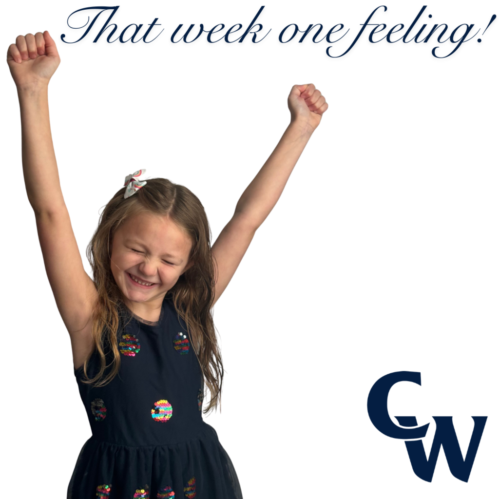that week one feeling