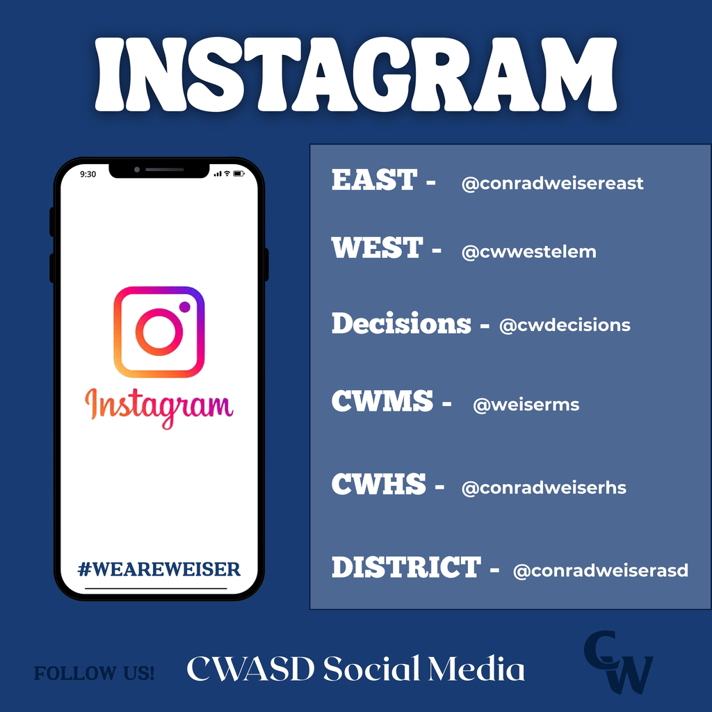 social media accounts for CWASD