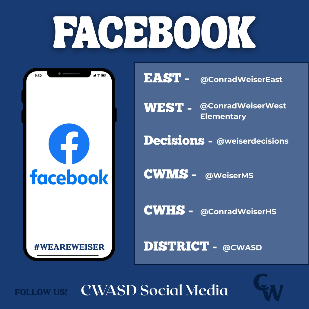 social media accounts for CWASD