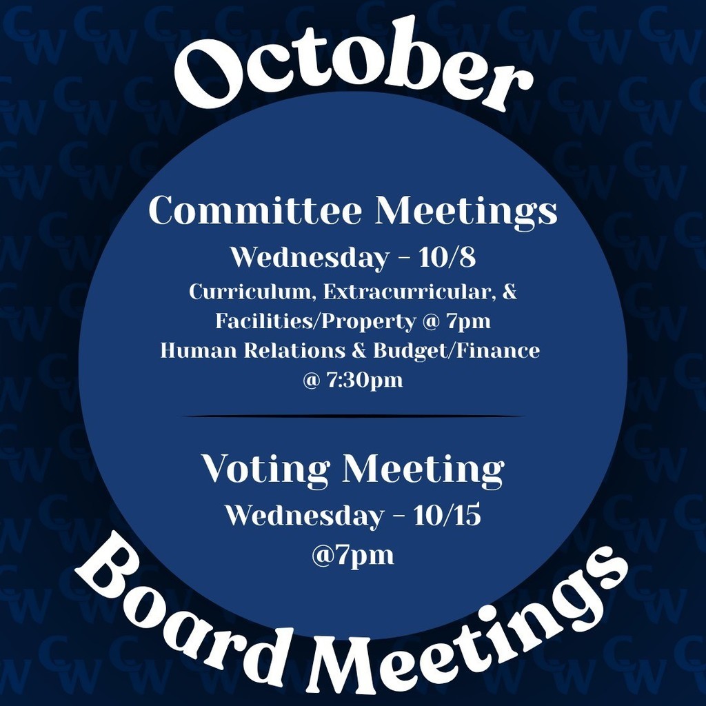 oct board meeting dates