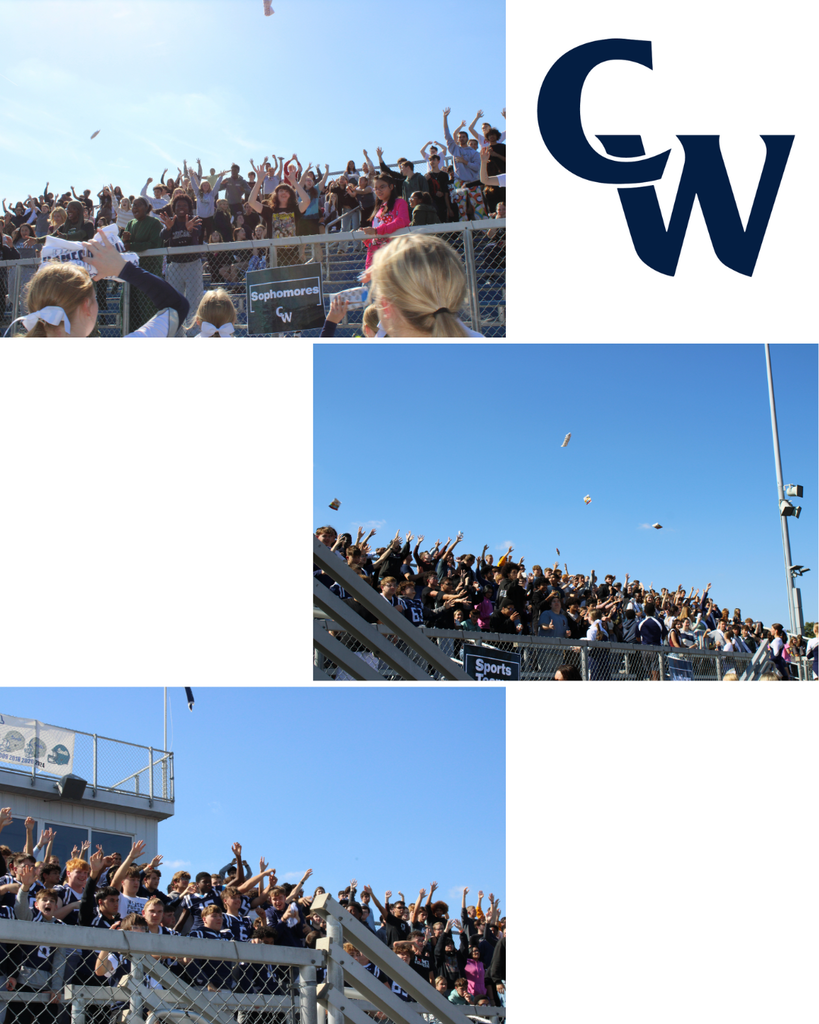 kids at outdoor pep rally