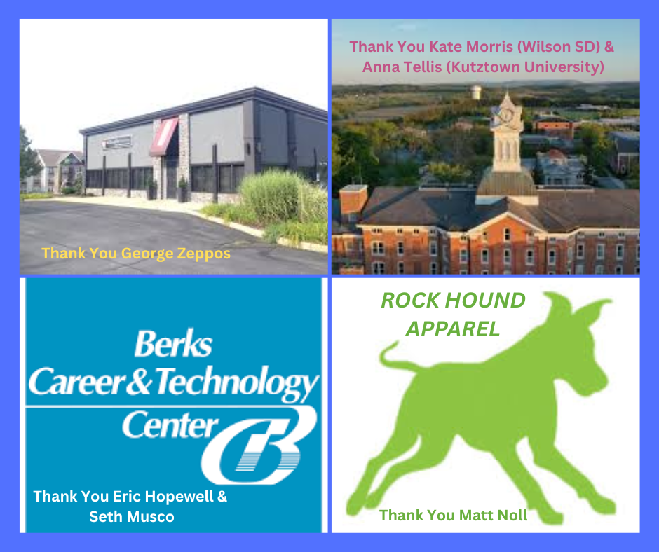 Picture on blue thanking presenters for Career Exploration Day