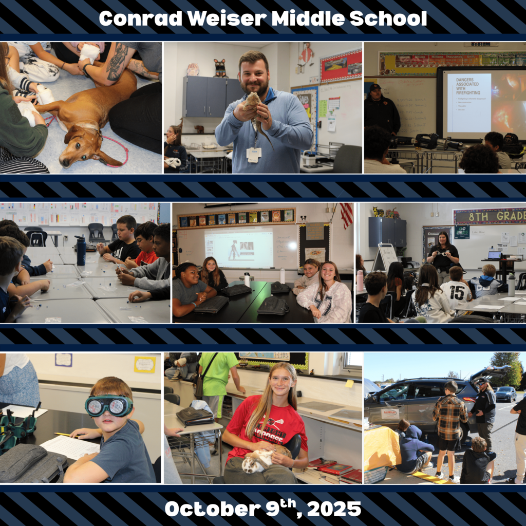 CWMS career fair 2025; students/professionals/dogs