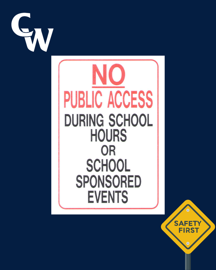 new signage around the schools