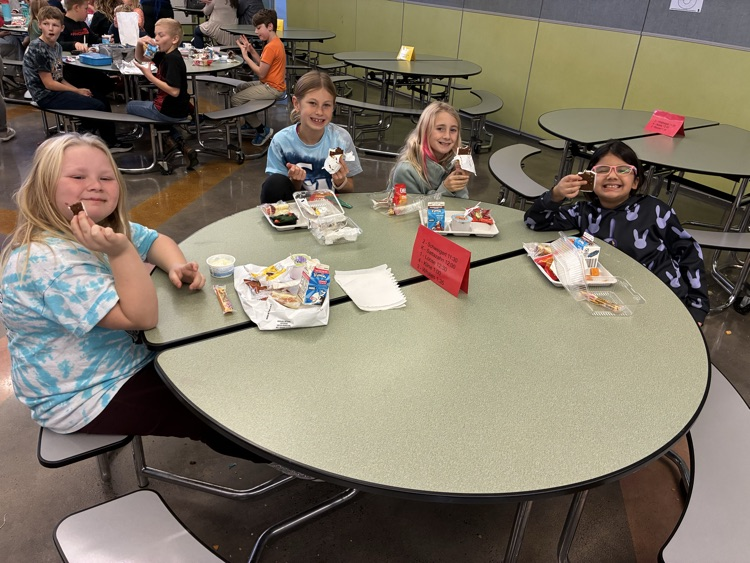 students eating ice cream