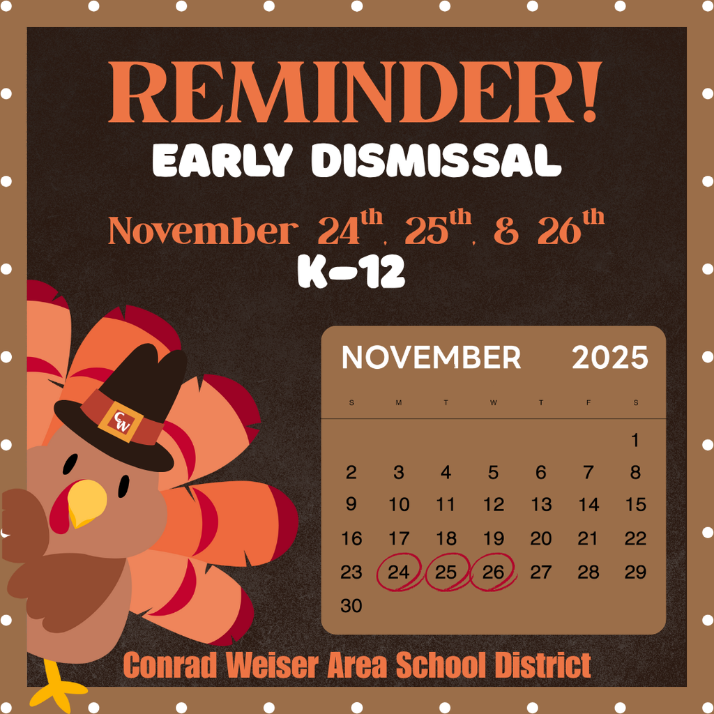 brown calendar for november 2025 with 24-26 circled in red, there is a turkey as well. 