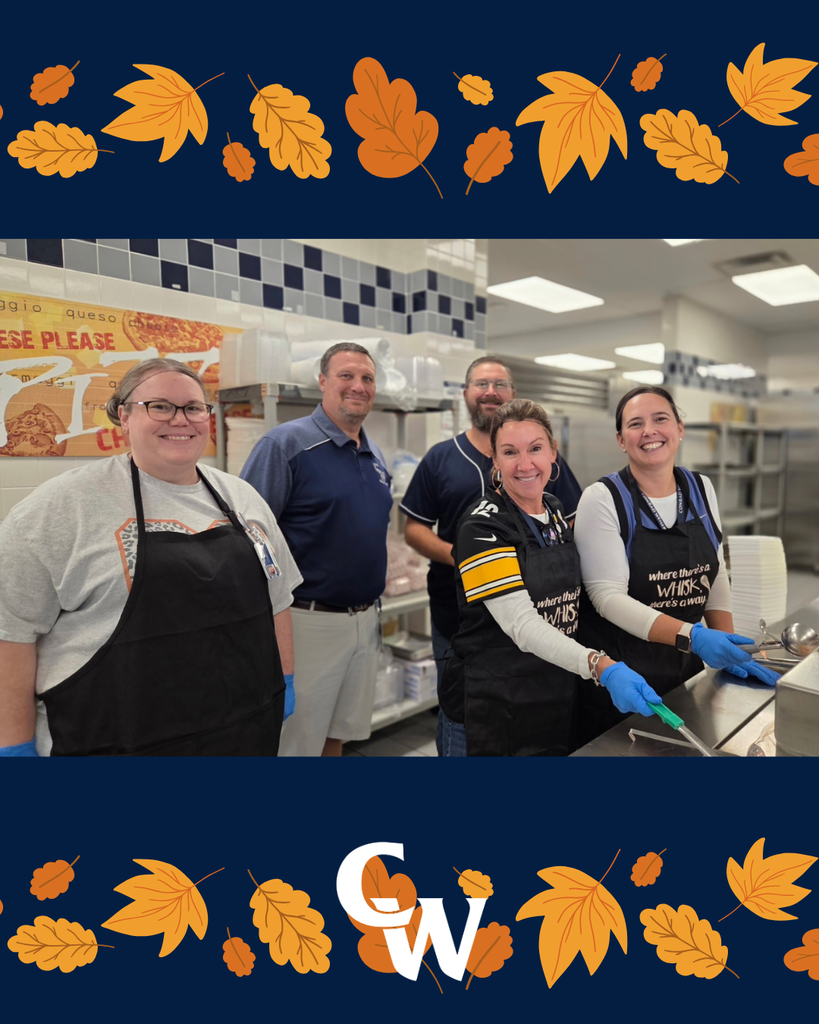 staff serving holiday lunch