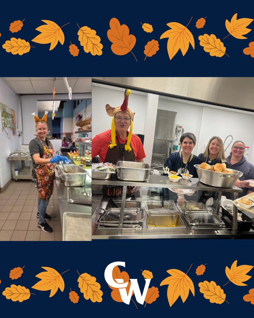 staff serving holiday lunch