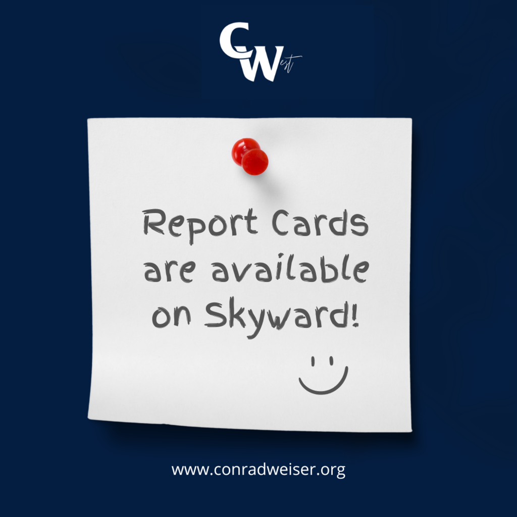 Report Cards are available on Skyward