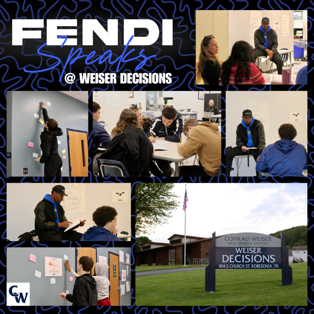 Fendi SPeaks; guest speaker at Decisions working with students