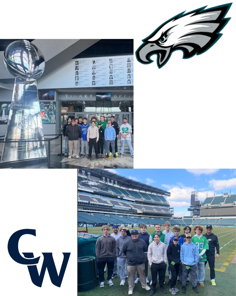 Students at the eagles stadium