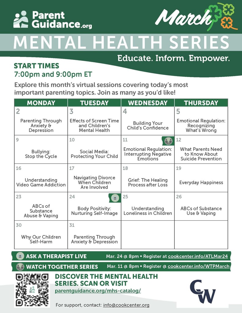 March Mental Health Series