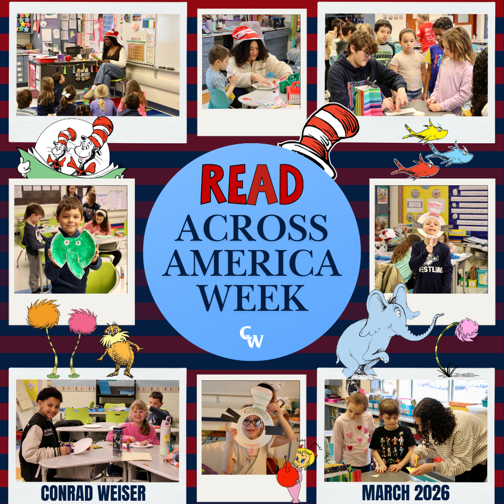 Photos of HS students reading to elementary students