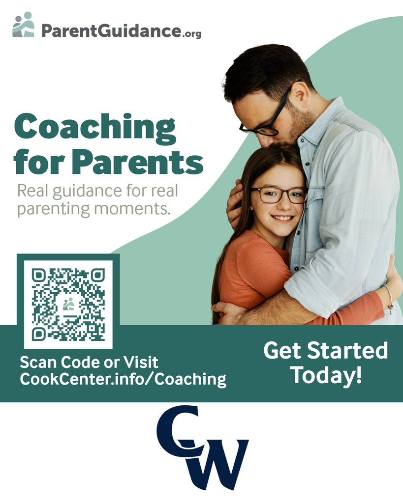 Dad hugging daughter