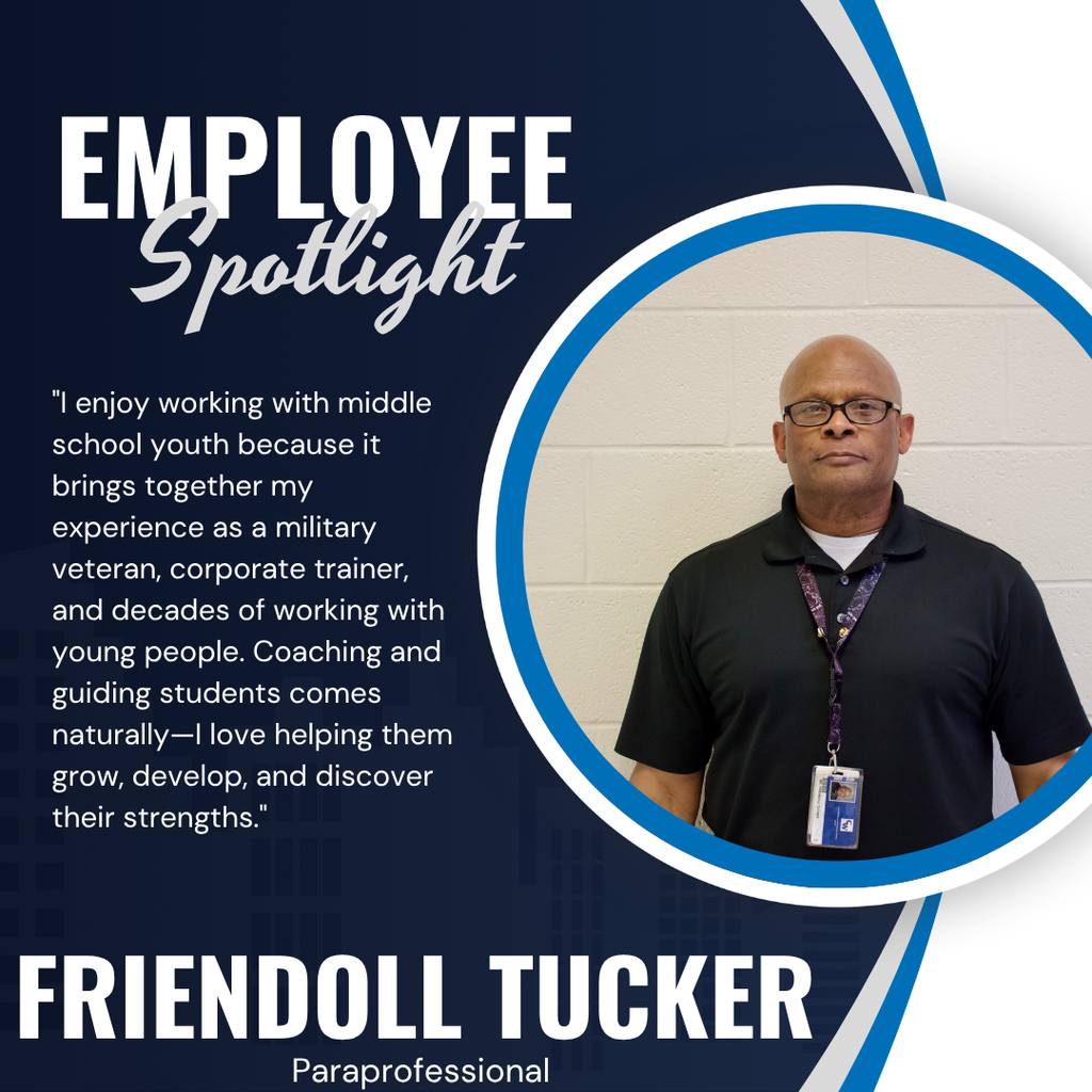 Employee Spotlight; photo of teacher and quote