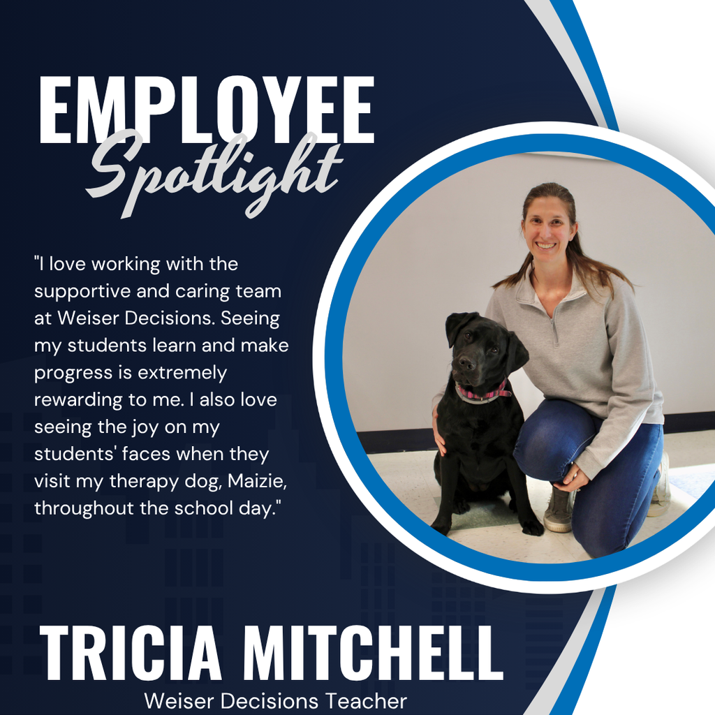 Employee Spotlight; photo of teacher and quote