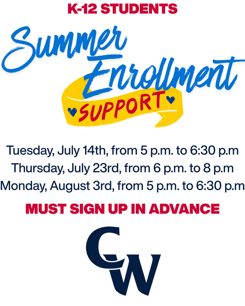 summer enrollment support graphic