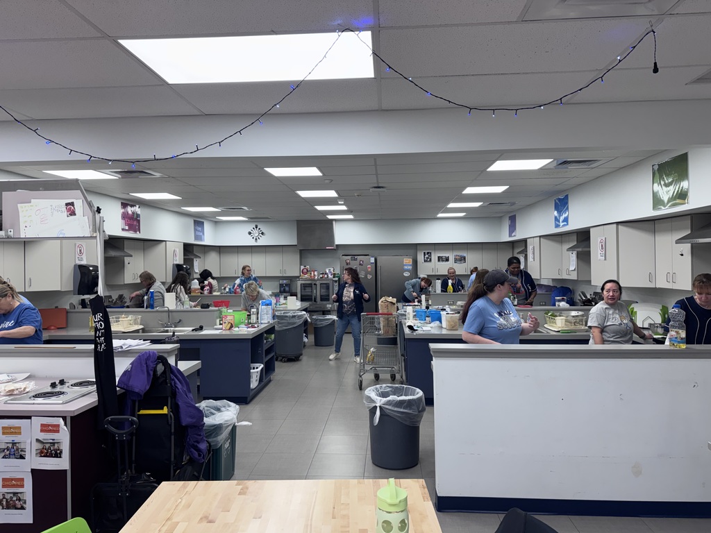 "Staff took a break for a little **Wellness Day fun in the kitchen** π©βπ³β¨ Cooking together, trying new recipes, and enjoying some time outside the classroom reminded us that taking care of ourselves is just as important as taking care of our students. A great day of wellness, teamwork, and good food! #WellnessDay #StaffWellness #TeacherLife #CookingTogether #SchoolCommunity #SelfCare #Teamwork #GoodFoodGoodMood "