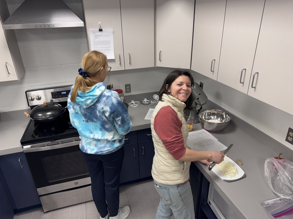 "Staff took a break for a little **Wellness Day fun in the kitchen** π©βπ³β¨ Cooking together, trying new recipes, and enjoying some time outside the classroom reminded us that taking care of ourselves is just as important as taking care of our students. A great day of wellness, teamwork, and good food! #WellnessDay #StaffWellness #TeacherLife #CookingTogether #SchoolCommunity #SelfCare #Teamwork #GoodFoodGoodMood "