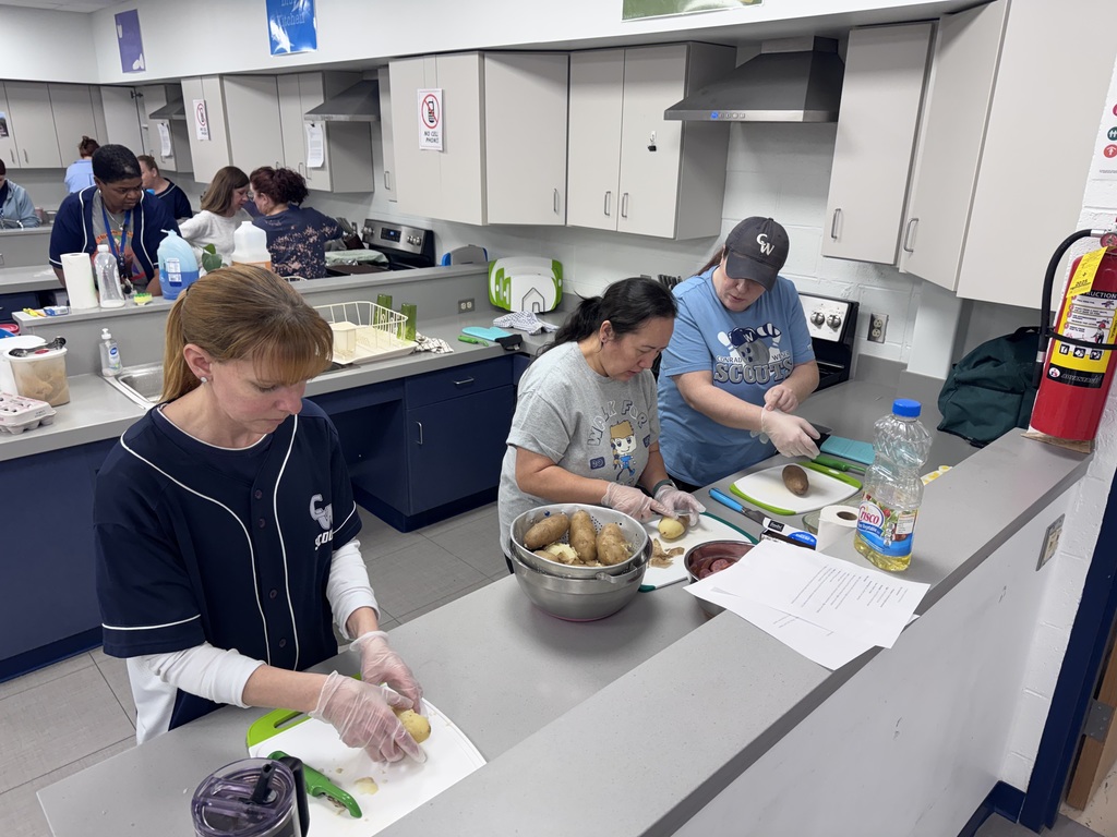 "Staff took a break for a little **Wellness Day fun in the kitchen** π©βπ³β¨ Cooking together, trying new recipes, and enjoying some time outside the classroom reminded us that taking care of ourselves is just as important as taking care of our students. A great day of wellness, teamwork, and good food! #WellnessDay #StaffWellness #TeacherLife #CookingTogether #SchoolCommunity #SelfCare #Teamwork #GoodFoodGoodMood "