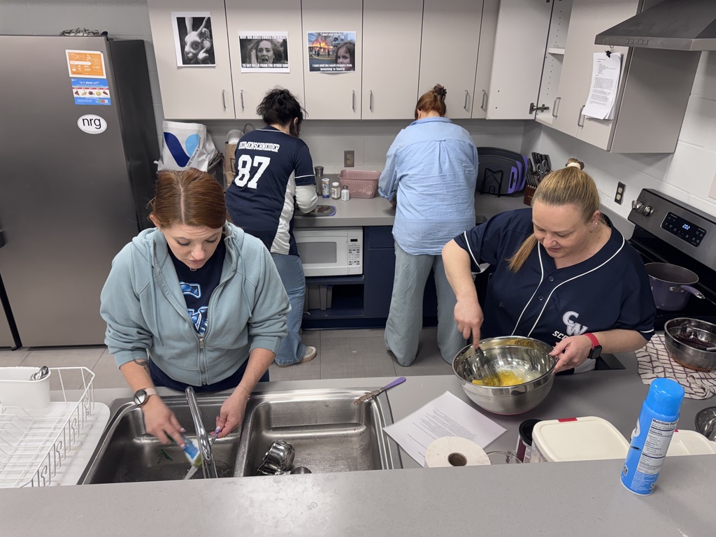 "Staff took a break for a little **Wellness Day fun in the kitchen** π©βπ³β¨ Cooking together, trying new recipes, and enjoying some time outside the classroom reminded us that taking care of ourselves is just as important as taking care of our students. A great day of wellness, teamwork, and good food! #WellnessDay #StaffWellness #TeacherLife #CookingTogether #SchoolCommunity #SelfCare #Teamwork #GoodFoodGoodMood "