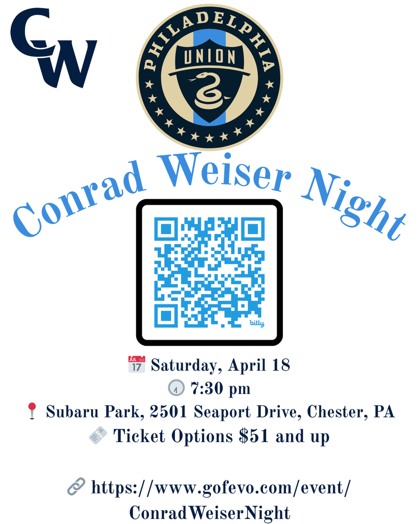 PHL Union & CW night  🔗 https://www.gofevo.com/event/ConradWeiserNight