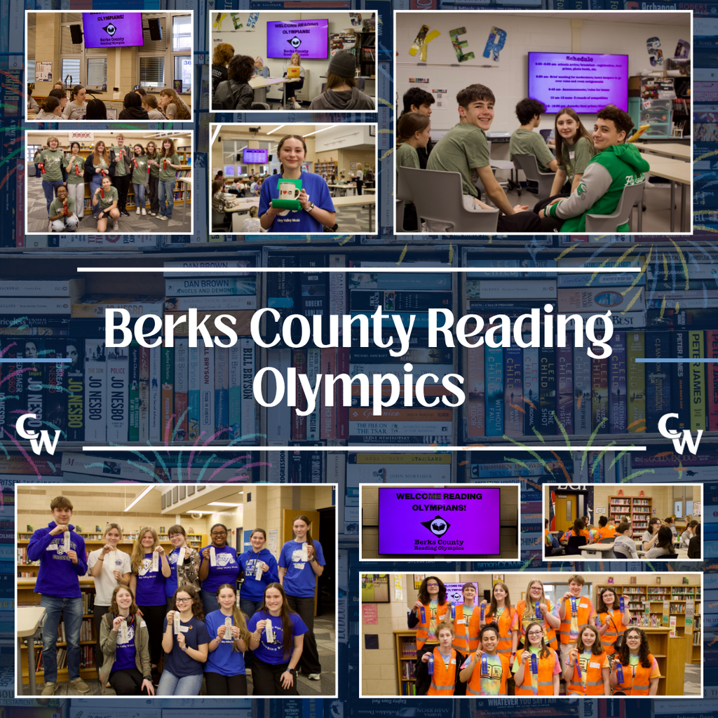 reading olympics photo collage; pictures of studetns from the event