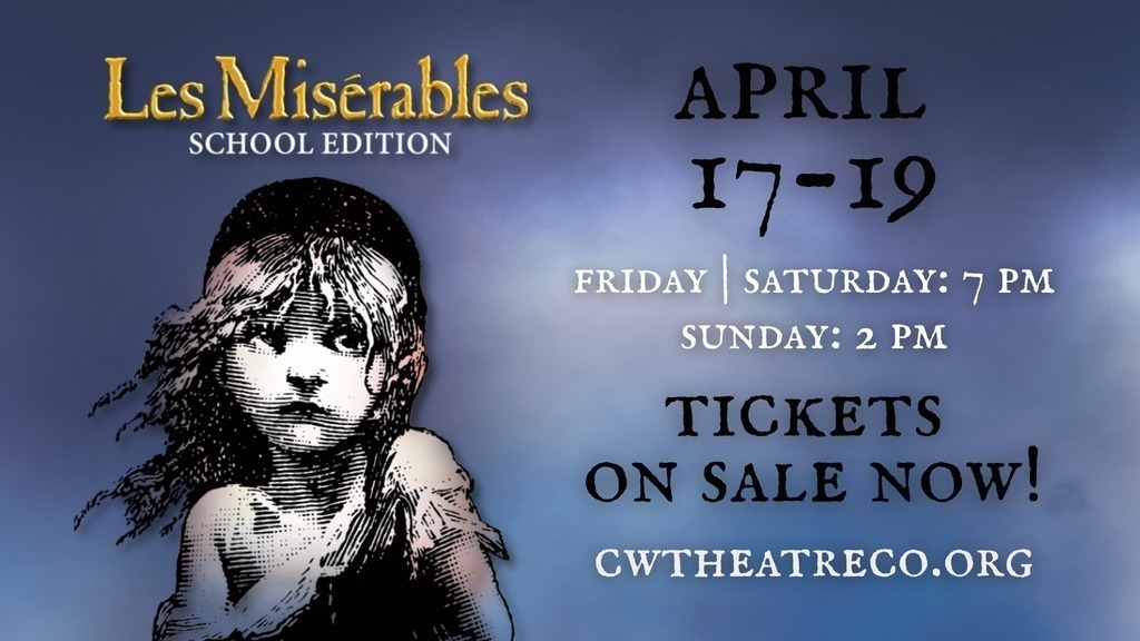 les mis promo graphic iwth young cosette