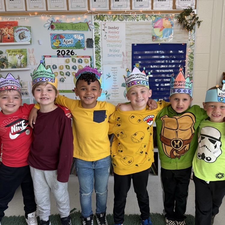 Maybe we could do something like  Mrs. Robies Class ❤️’s Kindergarten! Happy National Kindergarten Day! 🐛📚☀️