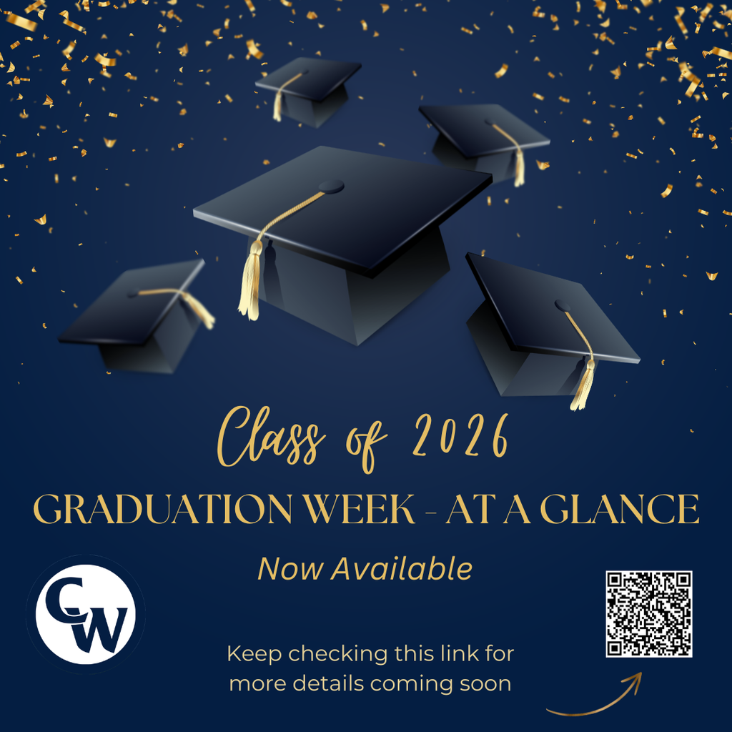 Class of 2026 GRADUATION WEEK- AT A GLANCE Now Available Keep checking this link for more details coming soon
