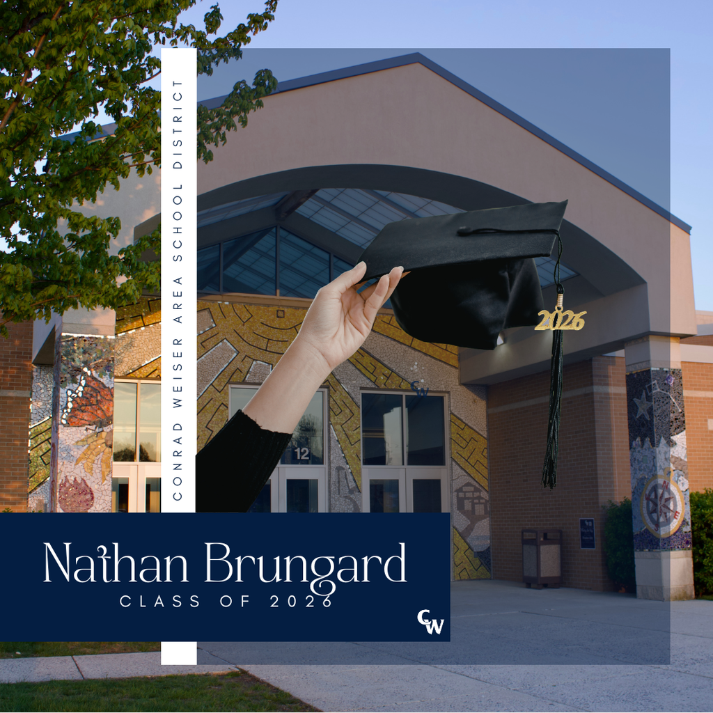 senior photo and decorative frame