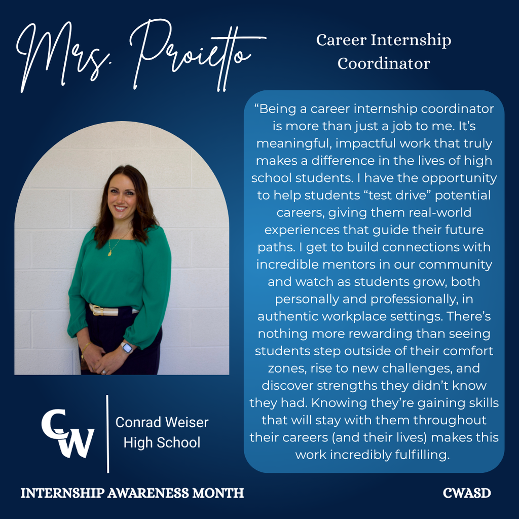 photo of internship coordinator and her role explained