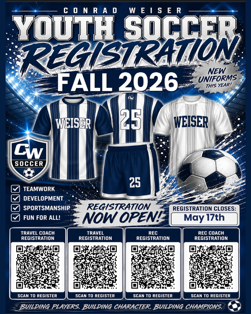 Youth fall soccer registration 