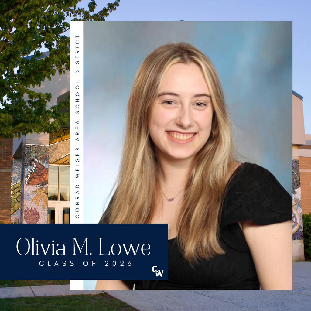senior photo with decorative frame