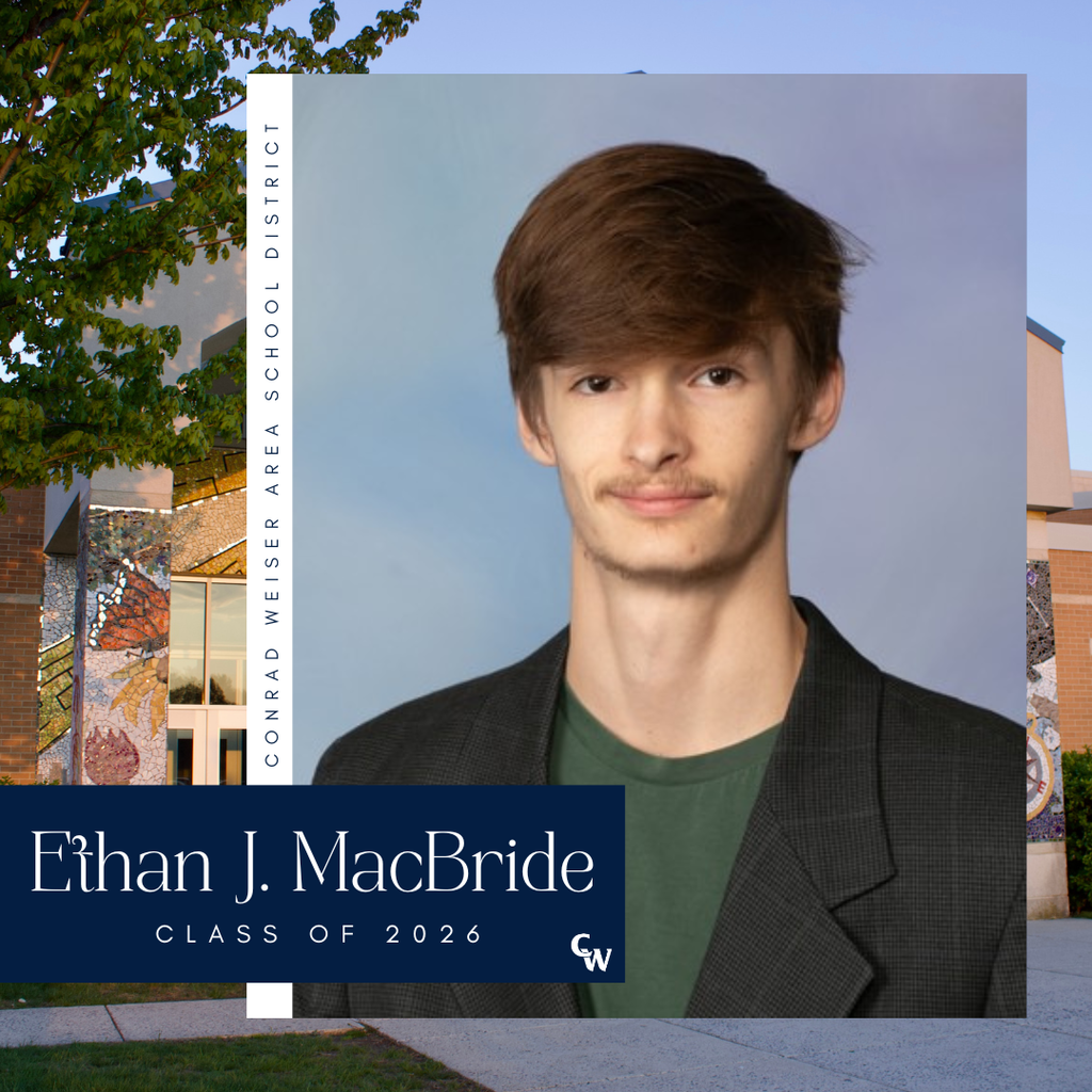 senior photo with decorative frame